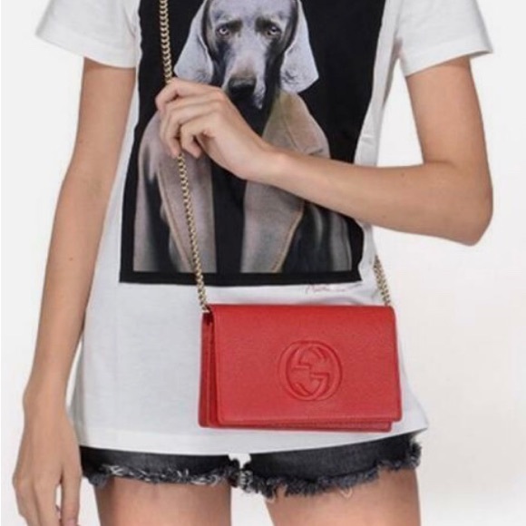 Gucci Crossbody Soho Leather Bag Authentic Brand New - Picture 10 of 10